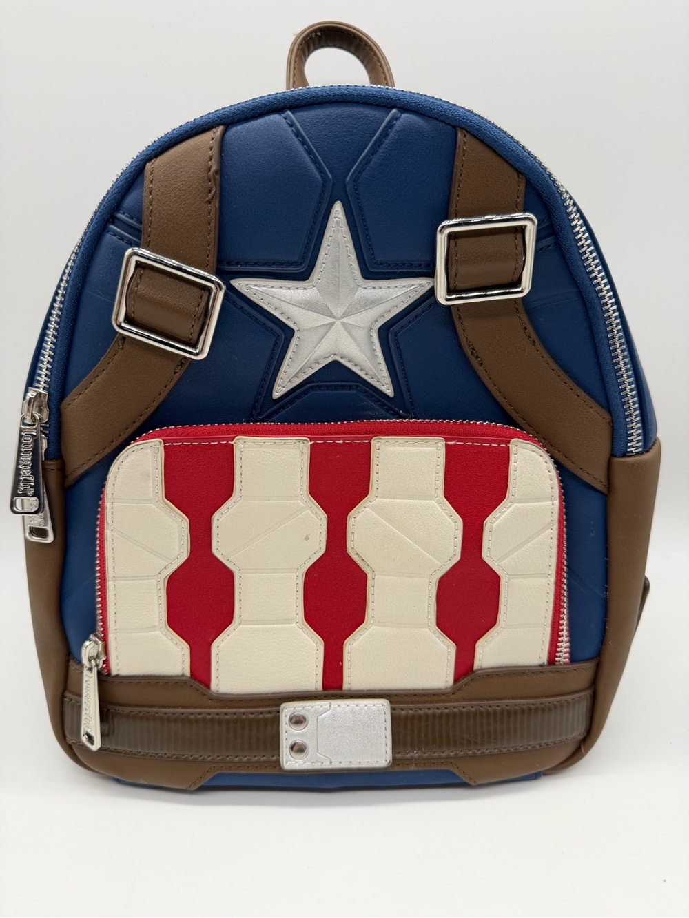 Disney Parks Marvel Captain America Loungefly Mini Backpack